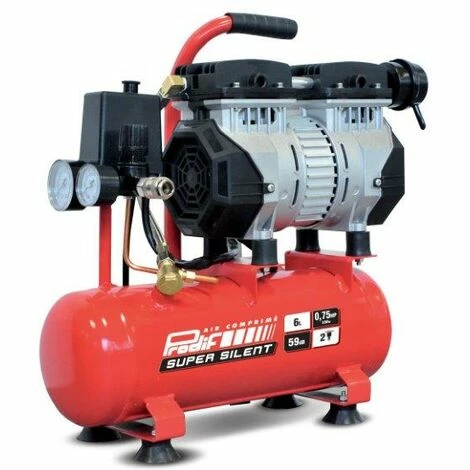 PRODIF Compresseur D'atelier PRODIF 6 L 0.5 Cv 6L Silencieux SIL06J 3 PRODIF Compresseur D'atelier PRODIF 6 L 0.5 Cv 6L Silencieux SIL06J