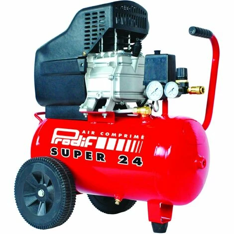 Compresseur 24 L 2CV Mono 230V Avec Huile Prodif SUPER24 -S11222 3 Compresseur 24 L 2CV Mono 230V Avec Huile Prodif SUPER24 -S11222