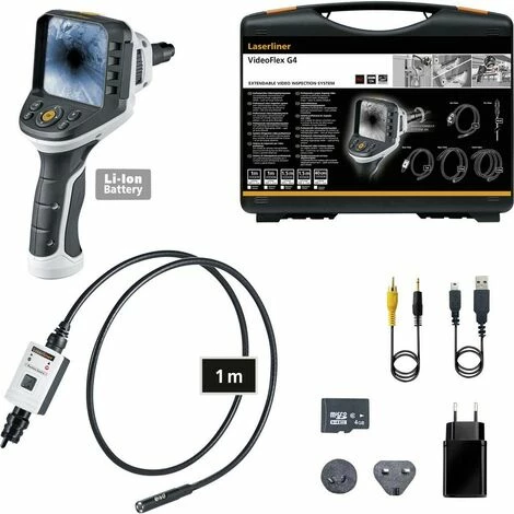 Endoscope Laserliner 082.244A Ø De La Sonde: 9 Mm Longueur De Sonde: 1 M 3 Endoscope Laserliner 082.244A Ø De La Sonde: 9 Mm Longueur De Sonde: 1 M