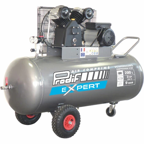 COMPRESSEUR D'AIR PRODIF 200L 9 BAR 3 CV - VC3552003MG-- 3 COMPRESSEUR D'AIR PRODIF 200L 9 BAR 3 CV - VC3552003MG--