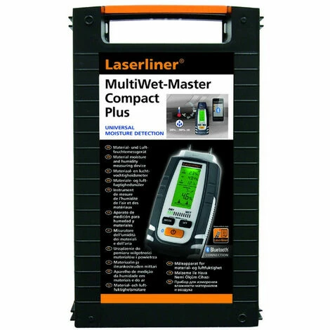 Laserliner - Instrument Universel De Mesure D'humidité Bluetooth Avec Capteur Escamotable - MultiWet-Master Compact Plus 4 Laserliner - Instrument Universel De Mesure D'humidité Bluetooth Avec Capteur Escamotable - MultiWet-Master Compact Plus – Image 3