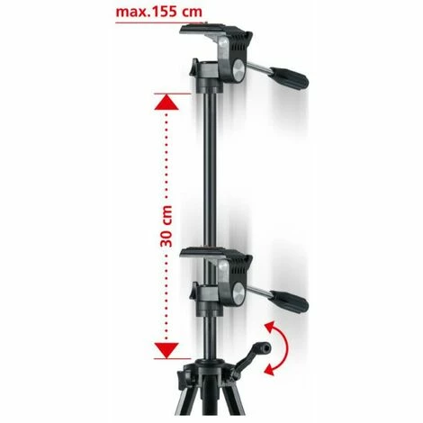 Laserliner Trépied Photo FixPod 155 Cm - 090.132A 6 Laserliner Trépied Photo FixPod 155 Cm - 090.132A – Image 4