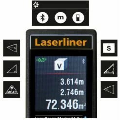 Laserliner Télémètre Laser LaserRange-Master T4 Pro - 080.850A 9 Laserliner Télémètre Laser LaserRange-Master T4 Pro - 080.850A -LASERLINER Soldes Boutique 52502599 4