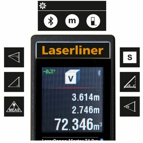 Laserliner Télémètre Laser LaserRange-Master T4 Pro - 080.850A 6 Laserliner Télémètre Laser LaserRange-Master T4 Pro - 080.850A – Image 4