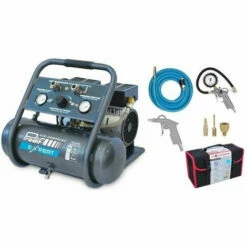 Compresseur Coaxial Silencieux 6L SIL6JPRO + Kit 6 Accessoires Raccords Rapides PRODIF